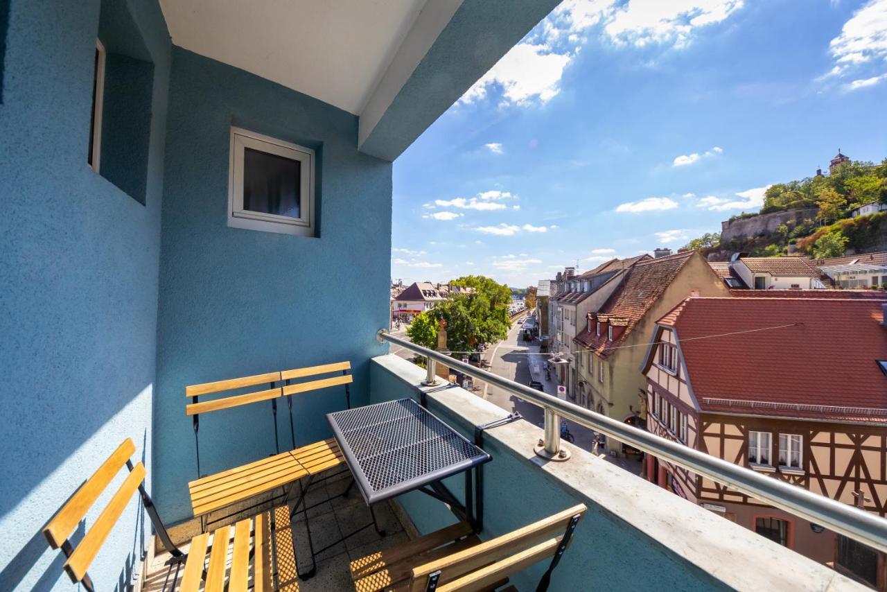 Apartment Mit Balkon Und Festungsblick Wurzburg Ngoại thất bức ảnh